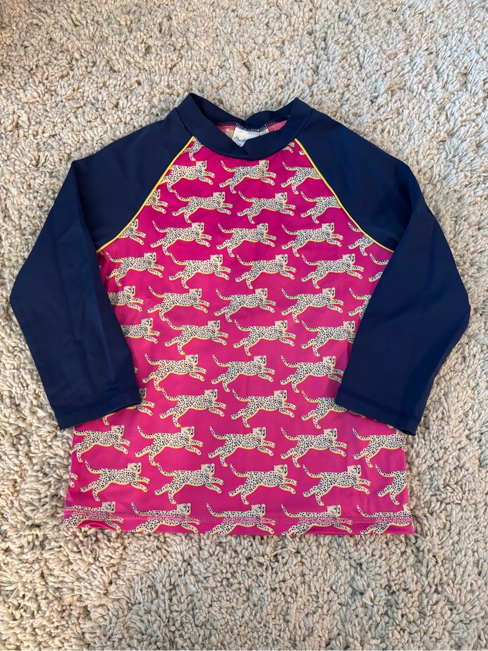Mini Boden Cheetah Swim Shirt 9-10 Years